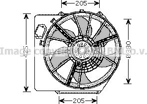 Prasco RT7536 - Ventilators, Motora dzesēšanas sistēma autodraugiem.lv