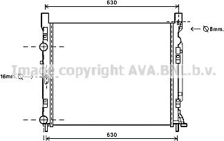 Prasco RTA2470 - Radiators, Motora dzesēšanas sistēma autodraugiem.lv