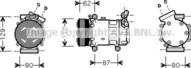 Prasco RTK331 - Kompresors, Gaisa kond. sistēma autodraugiem.lv