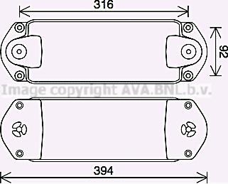 Prasco SC3050 - Eļļas radiators, Motoreļļa autodraugiem.lv