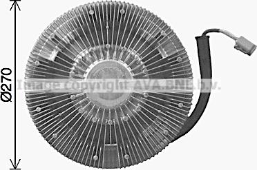 Prasco SCC077 - Sajūgs, Radiatora ventilators autodraugiem.lv
