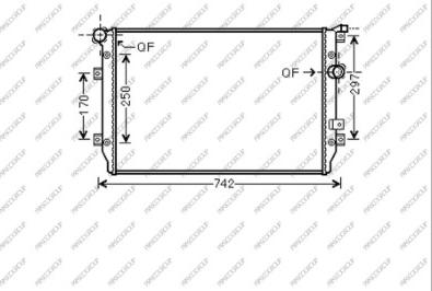 Prasco ST056R002 - Radiators, Motora dzesēšanas sistēma autodraugiem.lv