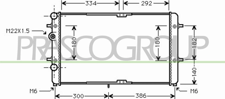 Prasco ST031R002 - Radiators, Motora dzesēšanas sistēma autodraugiem.lv