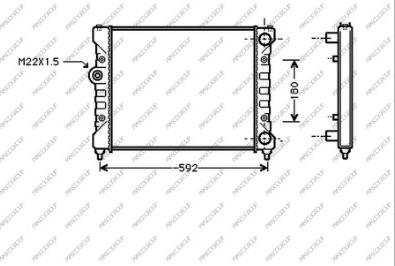 Prasco ST027R005 - Radiators, Motora dzesēšanas sistēma autodraugiem.lv