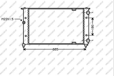 Prasco ST027R006 - Radiators, Motora dzesēšanas sistēma autodraugiem.lv