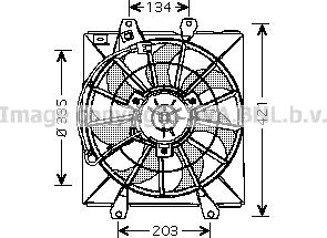 Prasco TO7507 - Ventilators, Motora dzesēšanas sistēma autodraugiem.lv