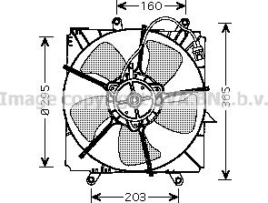Prasco TO7515 - Ventilators, Motora dzesēšanas sistēma autodraugiem.lv