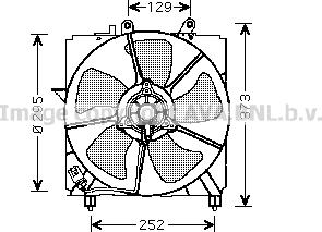 Prasco TO7517 - Ventilators, Motora dzesēšanas sistēma autodraugiem.lv