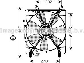 Prasco TO7536 - Ventilators, Motora dzesēšanas sistēma autodraugiem.lv