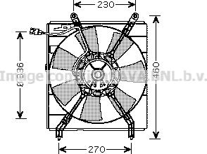 Prasco TO7526 - Ventilators, Motora dzesēšanas sistēma autodraugiem.lv