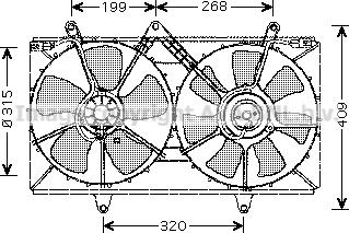 Prasco TO7521 - Ventilators, Motora dzesēšanas sistēma autodraugiem.lv
