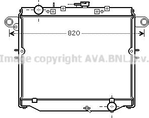 Prasco TOA2379 - Radiators, Motora dzesēšanas sistēma autodraugiem.lv