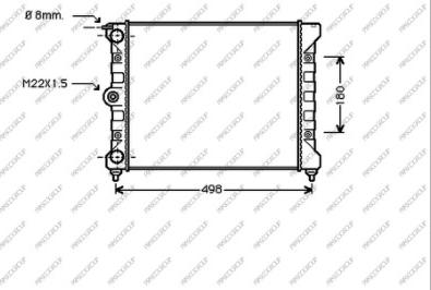 Prasco VG012R012 - Radiators, Motora dzesēšanas sistēma autodraugiem.lv