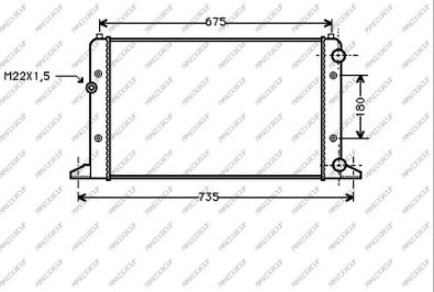 Prasco VG034R004 - Radiators, Motora dzesēšanas sistēma autodraugiem.lv