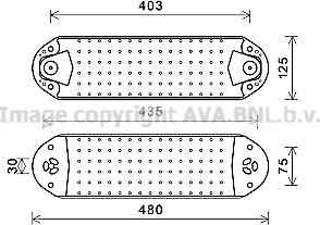 Prasco VL3074 - Eļļas radiators, Motoreļļa autodraugiem.lv