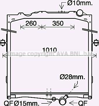 Prasco VL2084 - Radiators, Motora dzesēšanas sistēma autodraugiem.lv