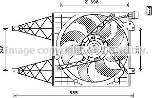 Prasco VN7532 - Ventilators, Motora dzesēšanas sistēma autodraugiem.lv