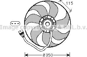 Prasco VN7521 - Ventilators, Motora dzesēšanas sistēma autodraugiem.lv