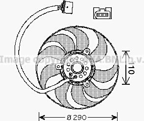 Prasco VN7522 - Ventilators, Motora dzesēšanas sistēma autodraugiem.lv