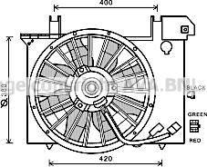 Prasco VO7512 - Ventilators, Motora dzesēšanas sistēma autodraugiem.lv