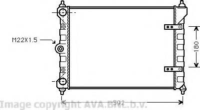 Prasco VW2095 - Radiators, Motora dzesēšanas sistēma autodraugiem.lv