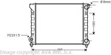 Prasco VWA2040 - Radiators, Motora dzesēšanas sistēma autodraugiem.lv