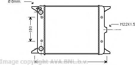 Prasco VW2013 - Radiators, Motora dzesēšanas sistēma autodraugiem.lv