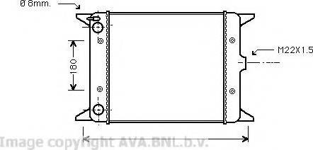 Prasco VW2012 - Radiators, Motora dzesēšanas sistēma autodraugiem.lv