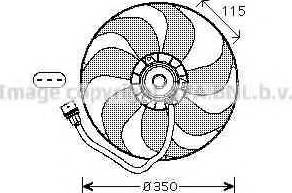 Prasco VW7521 - Ventilators, Motora dzesēšanas sistēma autodraugiem.lv