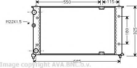 Prasco VWA2192 - Radiators, Motora dzesēšanas sistēma autodraugiem.lv