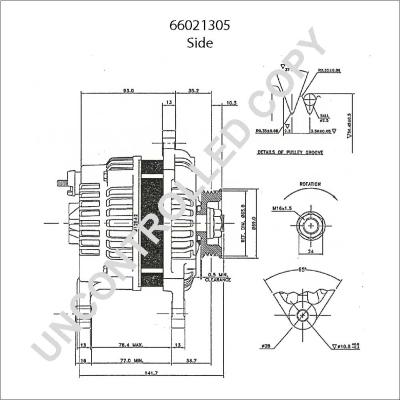 Prestolite Electric 66021305 - Ģenerators autodraugiem.lv