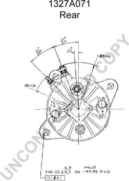 Prestolite Electric 1327A071 - Starteris autodraugiem.lv