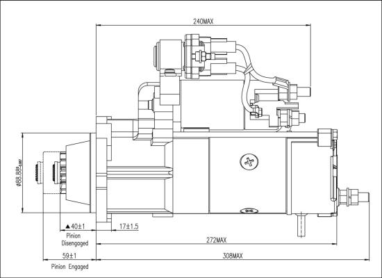 Prestolite Electric M90R3539SE - Starteris autodraugiem.lv