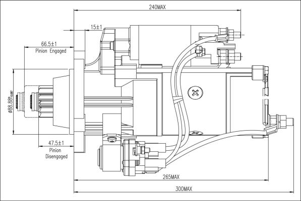 Prestolite Electric M90R3538SE - Starteris autodraugiem.lv