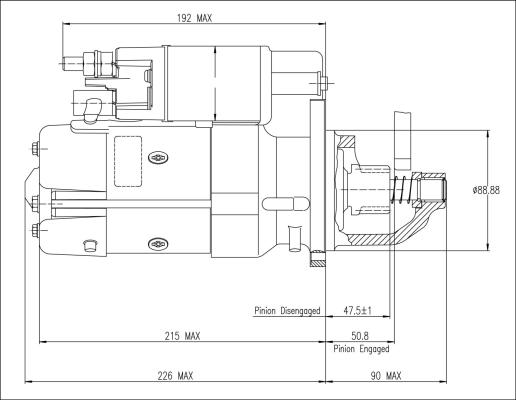 Prestolite Electric M93R3059SE - Starteris autodraugiem.lv