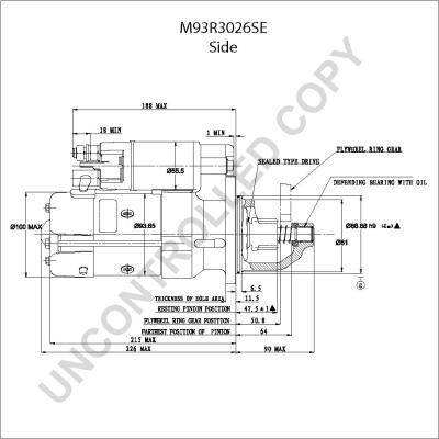 Prestolite Electric M93R3026SE - Starteris autodraugiem.lv