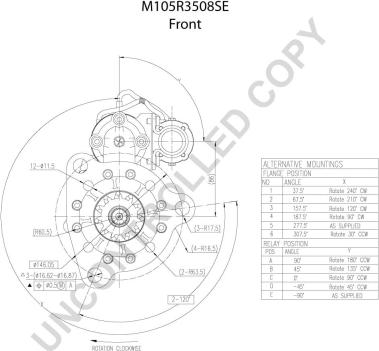 Prestolite Electric M105R3508SE - Starteris autodraugiem.lv