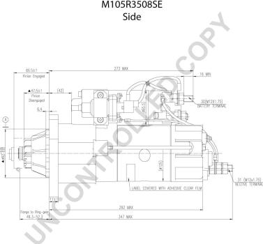 Prestolite Electric M105R3508SE - Starteris autodraugiem.lv