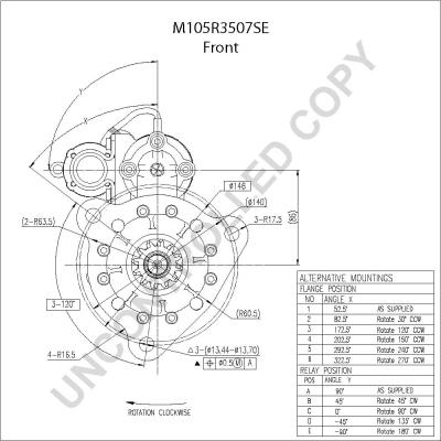 Prestolite Electric M105R3507SE - Starteris autodraugiem.lv