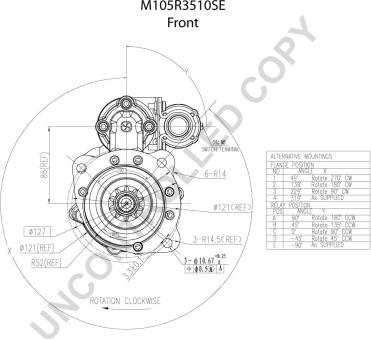 Prestolite Electric M105R3510SE - Starteris autodraugiem.lv