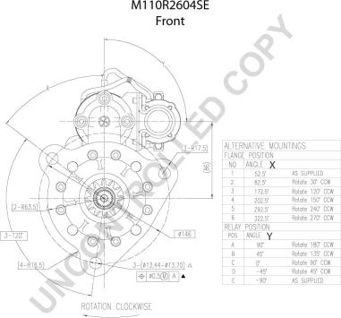 Prestolite Electric M110R2604SE - Starteris autodraugiem.lv