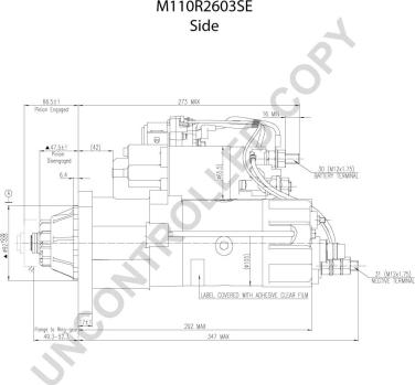 Prestolite Electric M110R2603SE - Starteris autodraugiem.lv