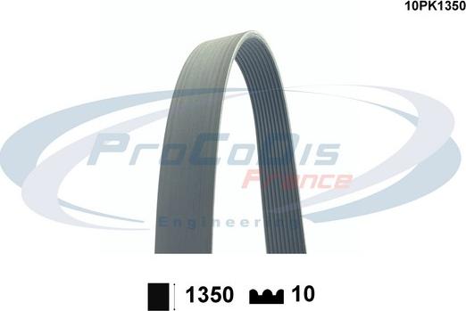 Procodis France 10PK1350 - Ķīļrievu siksna autodraugiem.lv