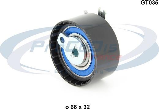 Procodis France GT035 - Spriegotājrullītis, Gāzu sadales mehānisma piedziņas siksna autodraugiem.lv