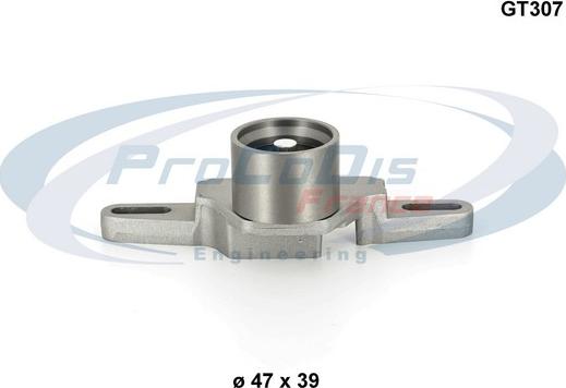 Procodis France GT307 - Spriegotājrullītis, Gāzu sadales mehānisma piedziņas siksna autodraugiem.lv