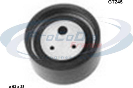 Procodis France GT245 - Spriegotājrullītis, Gāzu sadales mehānisma piedziņas siksna autodraugiem.lv