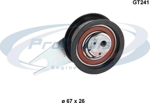 Procodis France GT241 - Spriegotājrullītis, Gāzu sadales mehānisma piedziņas siksna autodraugiem.lv