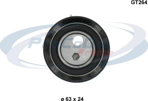 Procodis France GT264 - Spriegotājrullītis, Gāzu sadales mehānisma piedziņas siksna autodraugiem.lv