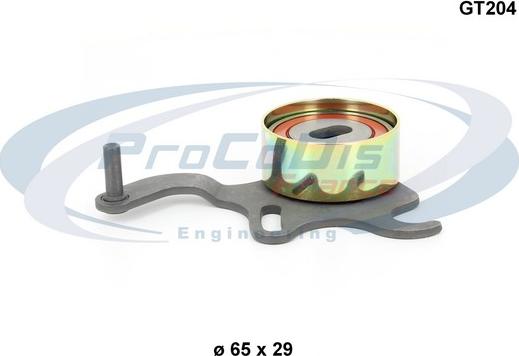 Procodis France GT204 - Spriegotājrullītis, Gāzu sadales mehānisma piedziņas siksna autodraugiem.lv