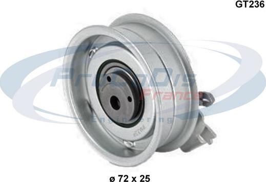 Procodis France GT236 - Spriegotājrullītis, Gāzu sadales mehānisma piedziņas siksna autodraugiem.lv
